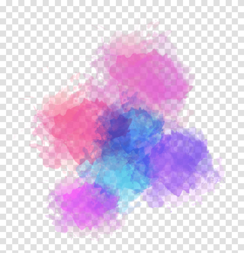 Paint Blue Pink, Modern Art, Pattern Transparent Png