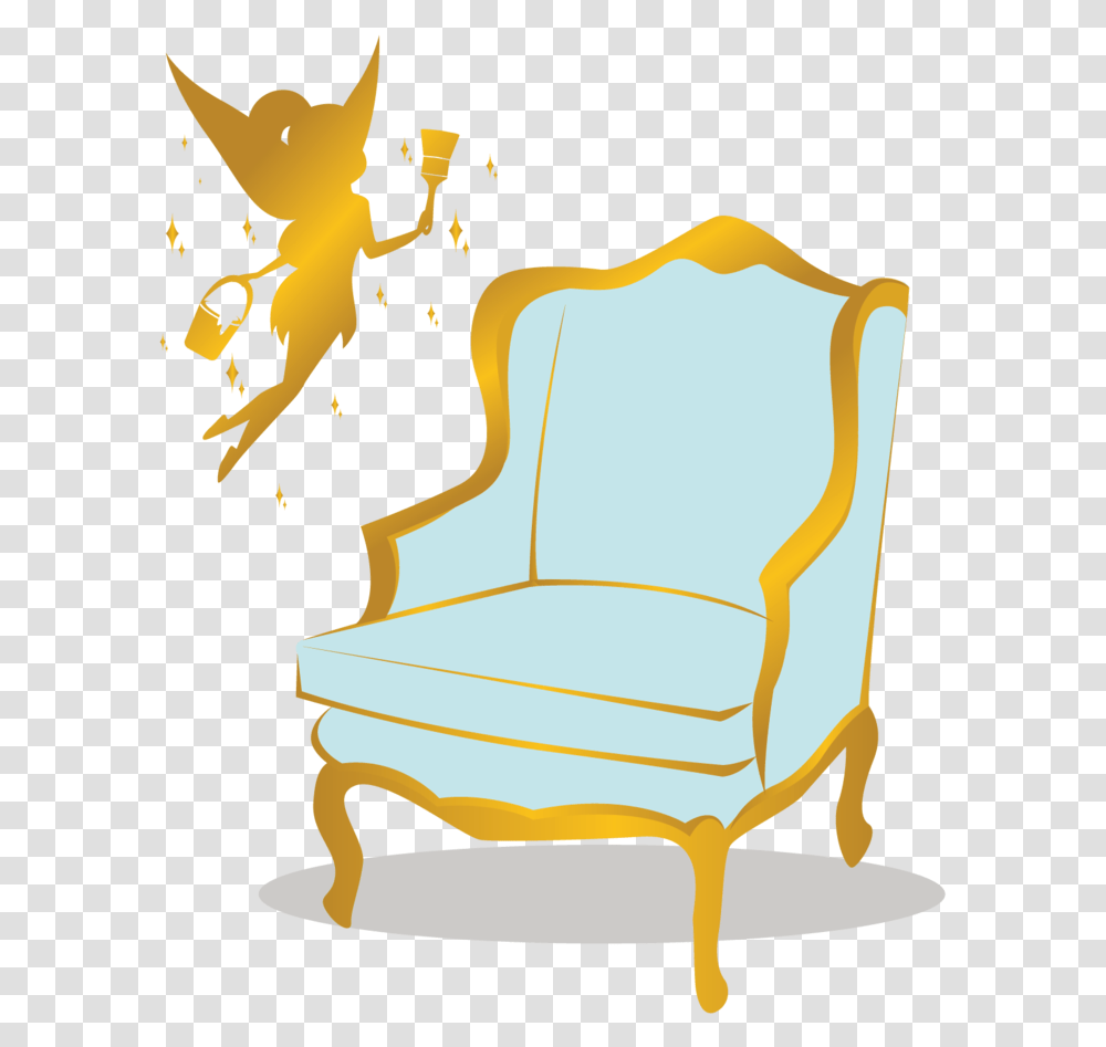 Paint Brush And Pixie Dust Furniture Style, Armchair, Painting, Art Transparent Png