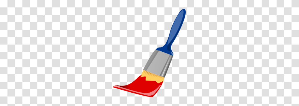Paint Brush Blue And Red Clip Art, Tool, Toothbrush Transparent Png