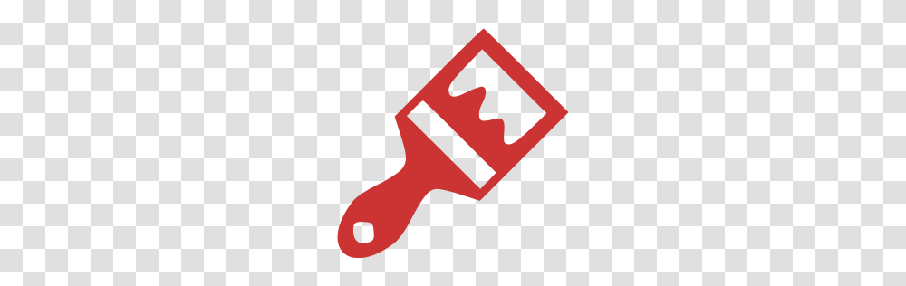 Paint Brush Clipart Red, Logo, Trademark, Wrench Transparent Png