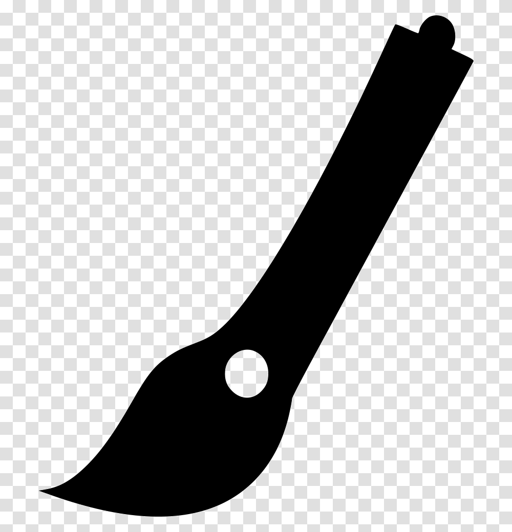Paint Brush, Cutlery, Fork, Spoon, Bracket Transparent Png