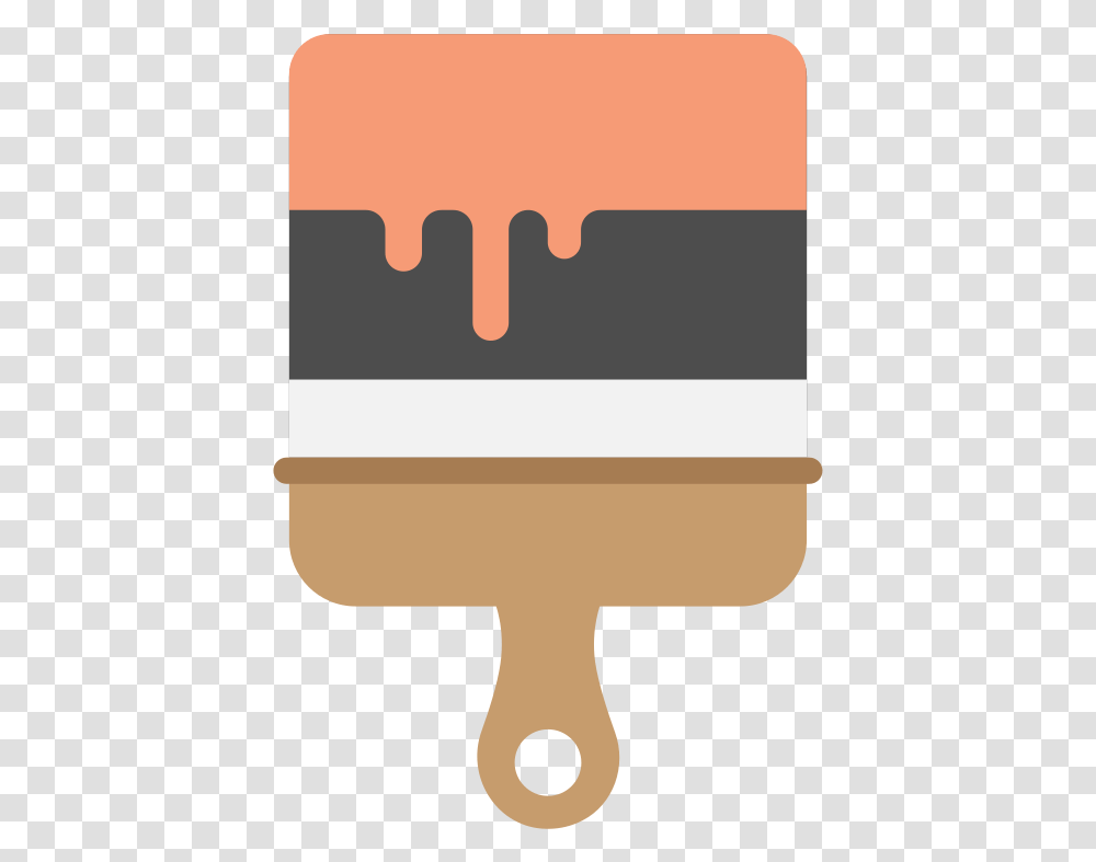 Paint Brush Flat Icon Vector Flat Paint Brush Vector, Axe, Tool, Glass Transparent Png