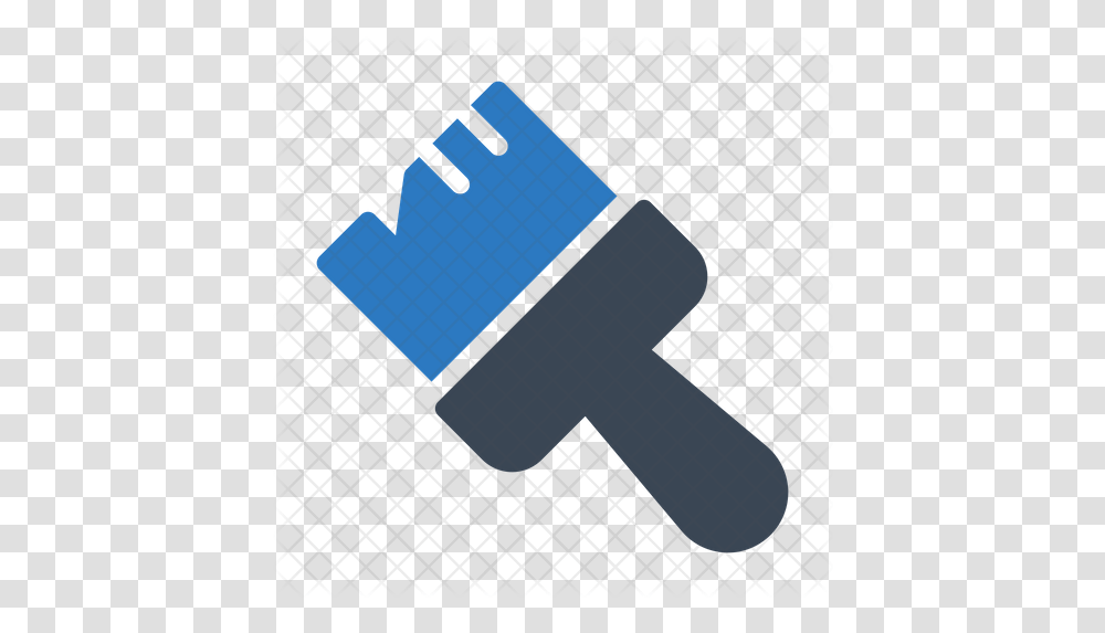 Paint Brush Icon Of Flat Style Cross, Axe, Tool, Text, Sport Transparent Png