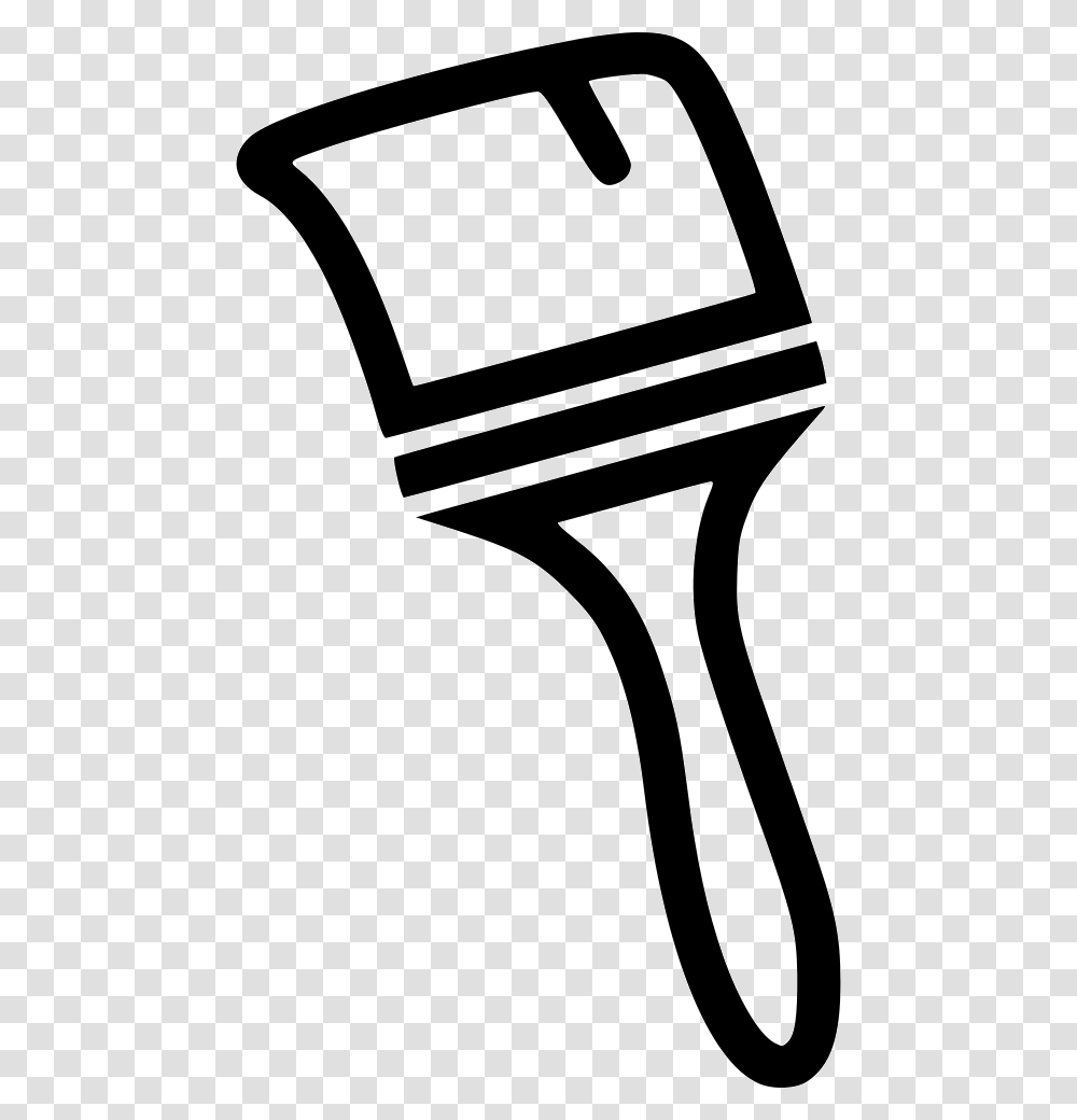 Paint Brush Illustration, Chair, Furniture, Fork, Cutlery Transparent Png