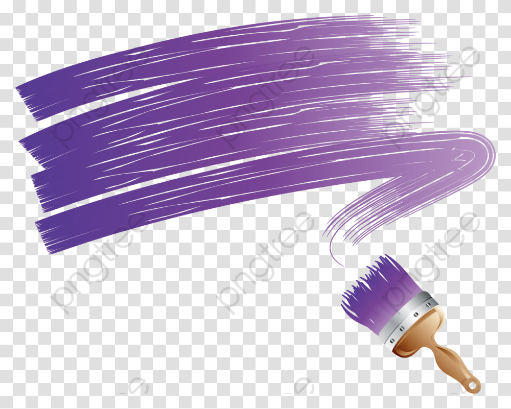 Paint Brush Purple Format Image With Paint Brush Vector, Blow Dryer, Appliance, Hair Drier, Light Transparent Png