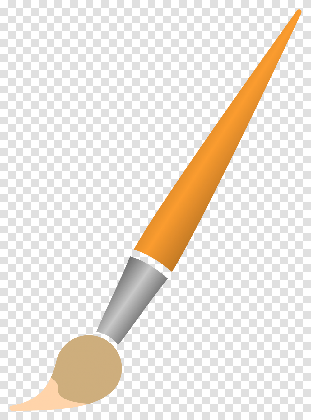 Paint Brush With Cream Dye Icons, Tool, Toothbrush, Baseball Bat, Team Sport Transparent Png