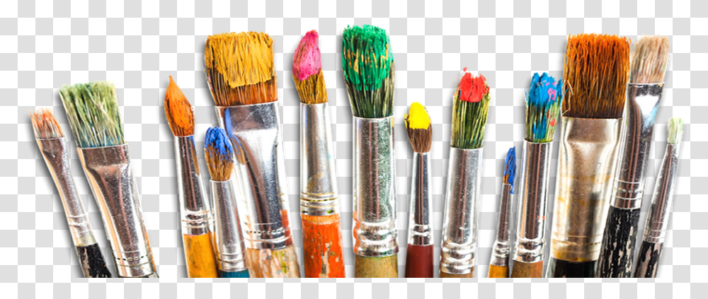 Paint Brushes And Paint, Tool, Toothbrush Transparent Png