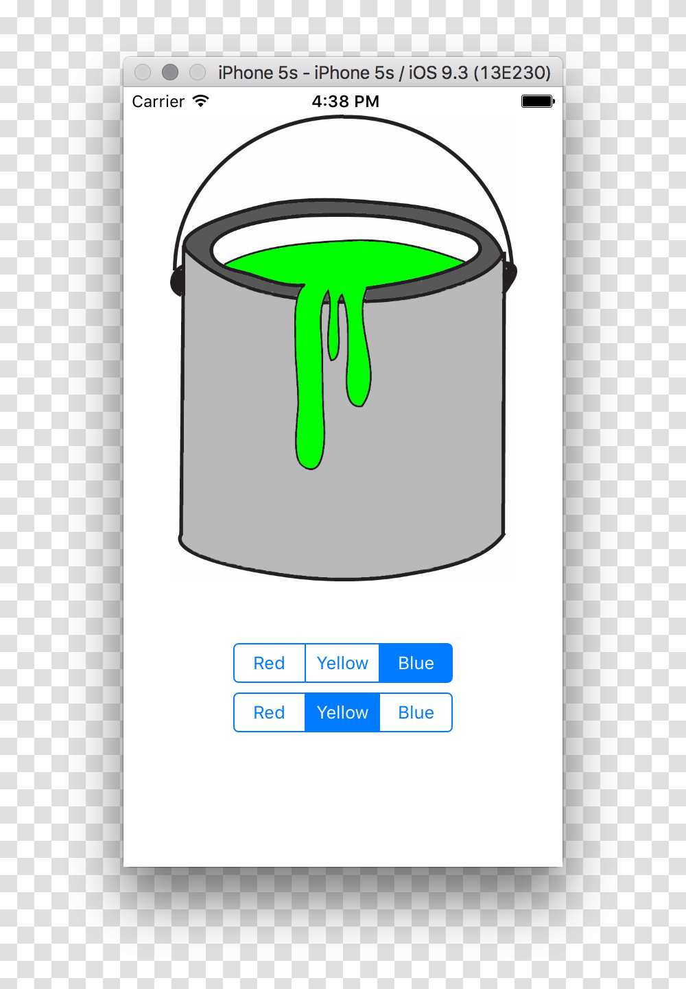 Paint Bucket Ui Cartoon, Tin, Can Transparent Png