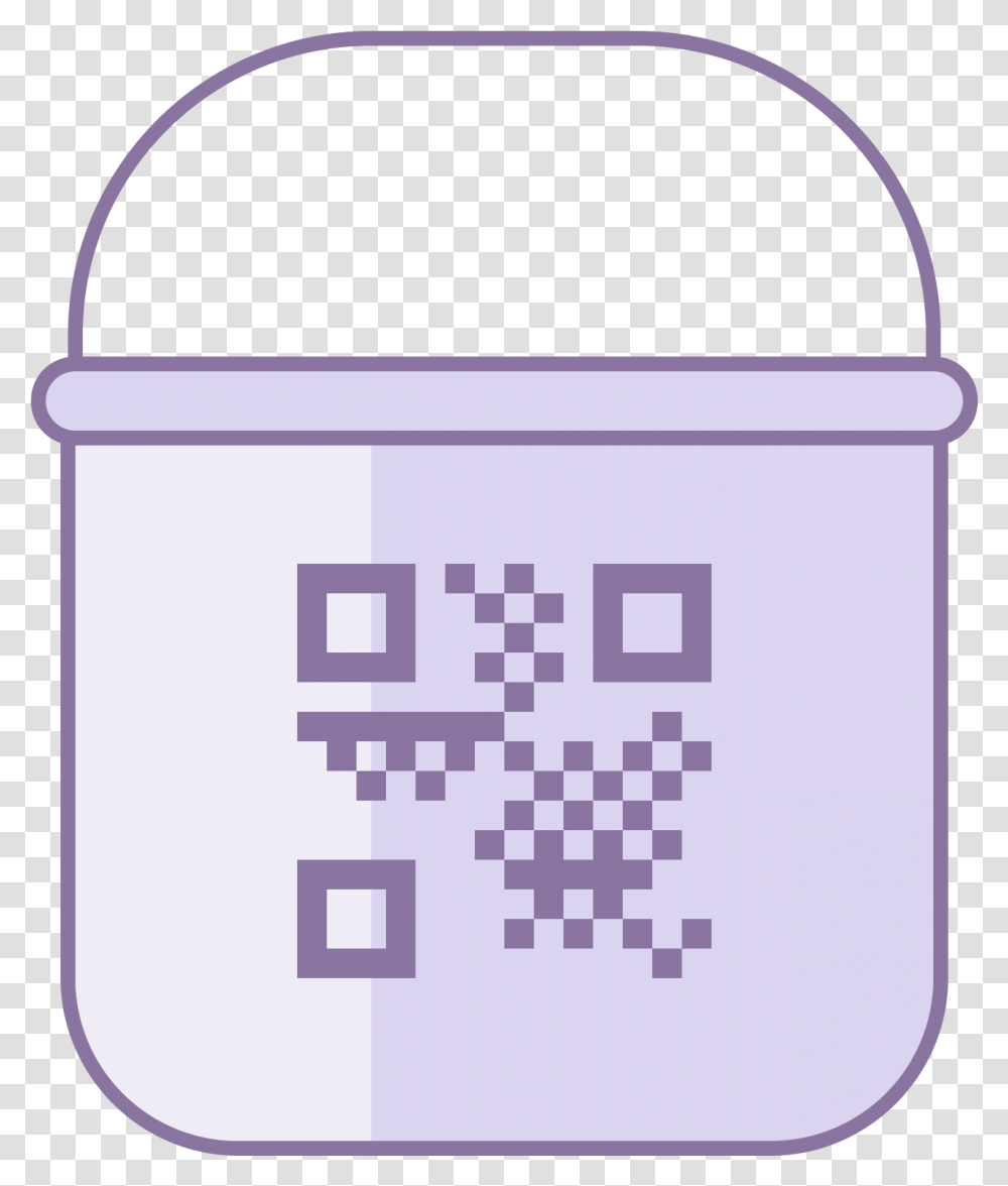 Paint Bucket With Qr Icon Icon, First Aid, QR Code Transparent Png