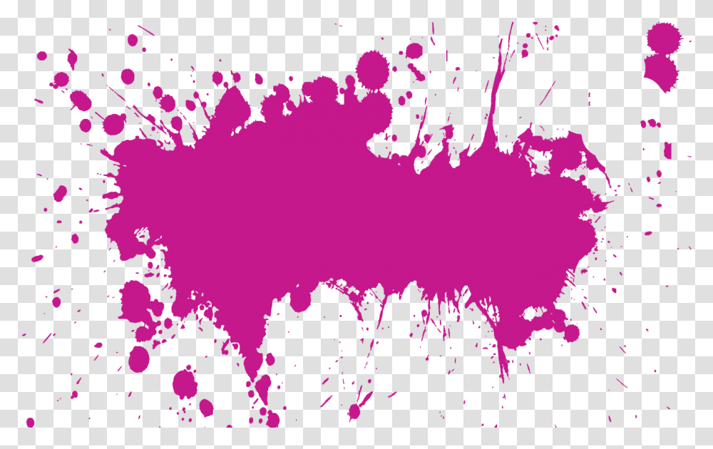 Paint Burst Vector Paint Splash, Purple Transparent Png