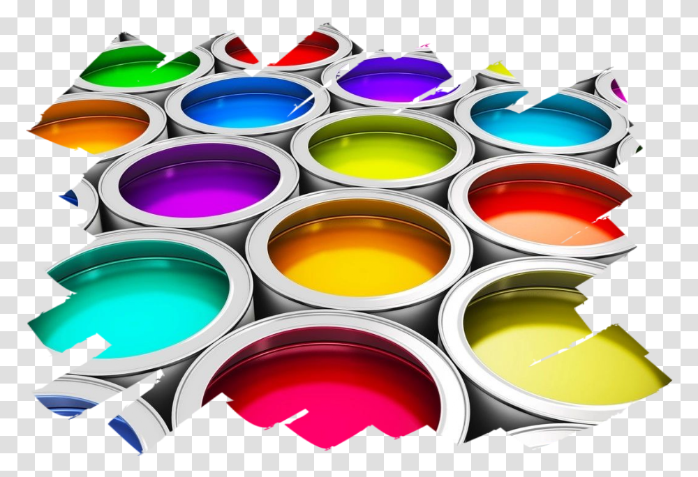 Paint Cans Of Rich Colors Candle Dyes, Paint Container, Palette Transparent Png