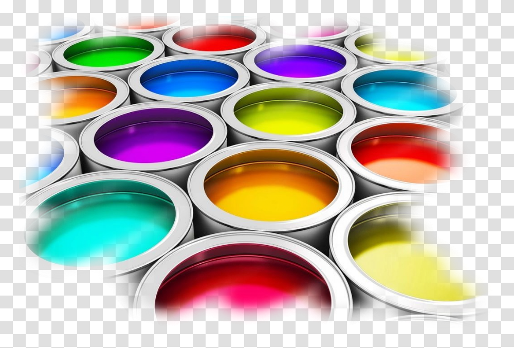 Paint Cans Of Rich Colors House Paint Images, Paint Container, Palette Transparent Png