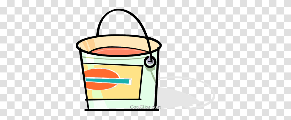 Paint Cans Royalty Free Vector Clip Art Illustration, Bucket, Tin Transparent Png