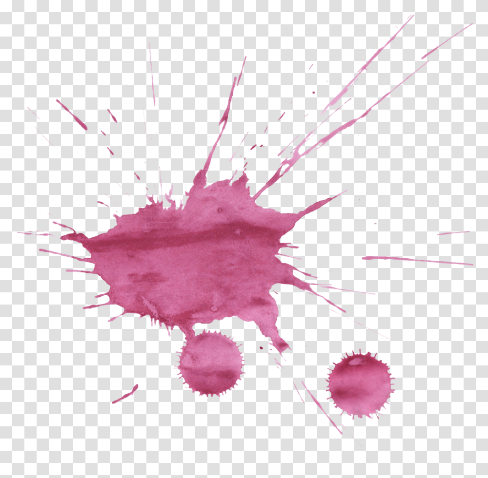 Paint Drops, Purple, Stain Transparent Png