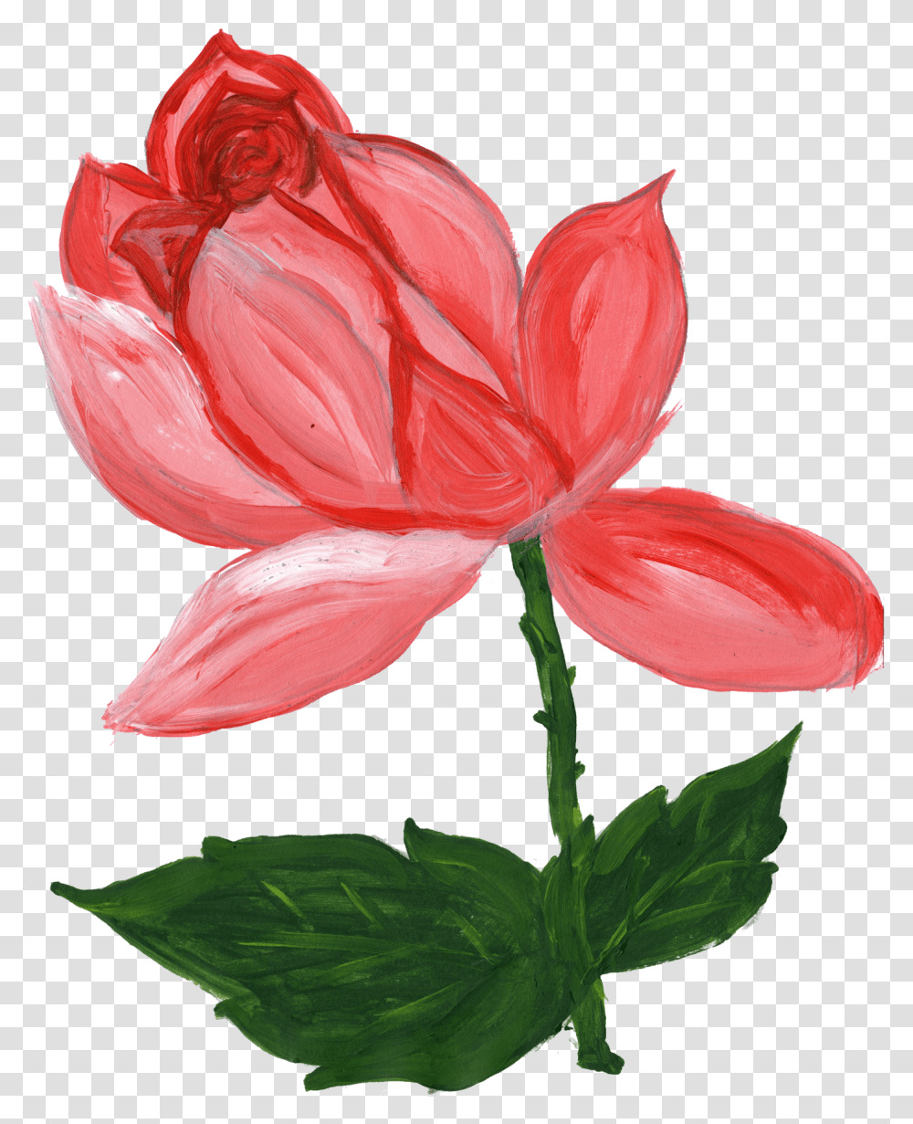 Paint Flower Flower Painting, Plant, Petal, Dahlia, Geranium Transparent Png