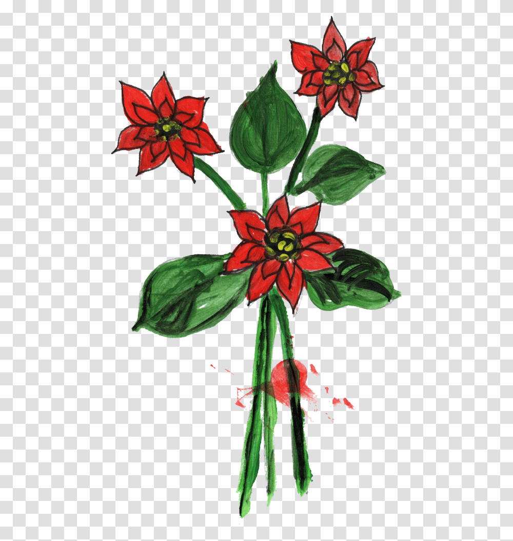 Paint Flower Onlygfxcom Illustration, Plant, Blossom, Acanthaceae, Flower Arrangement Transparent Png