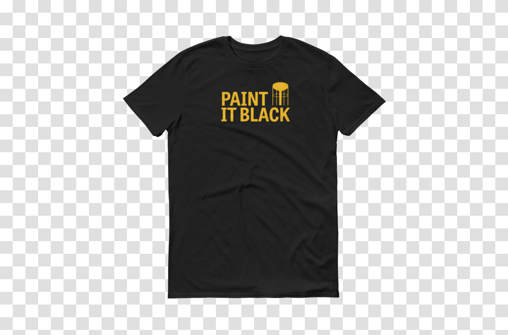 Paint It Black Tshirt, Apparel, T-Shirt Transparent Png