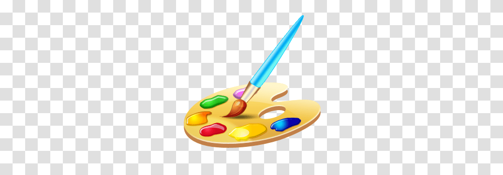 Paint Palette And Brush, Paint Container Transparent Png