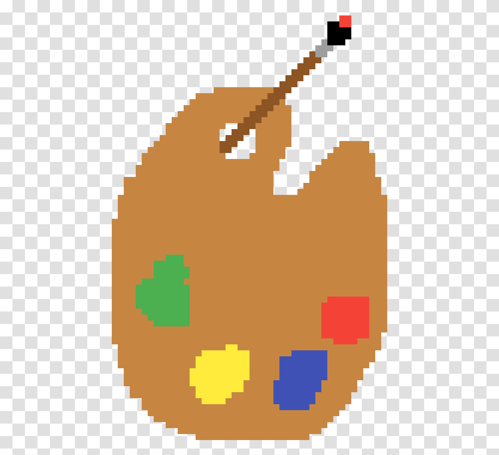 Paint Palette Clip Art Fox Pixel Art, Pac Man, Minecraft Transparent Png