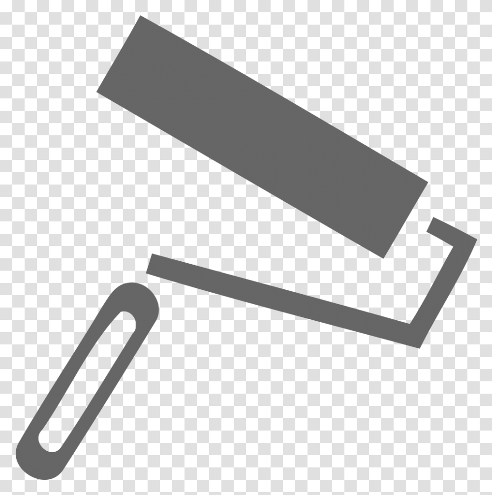 Paint Roller Free Icon Download Logo Horizontal, Hammer, Tool, Hoe Transparent Png