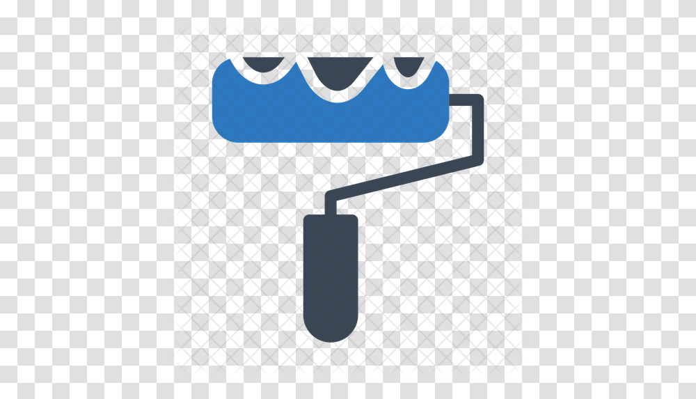 Paint Roller Icon Paint Roller, Cowbell, Symbol, Cross, Text Transparent Png