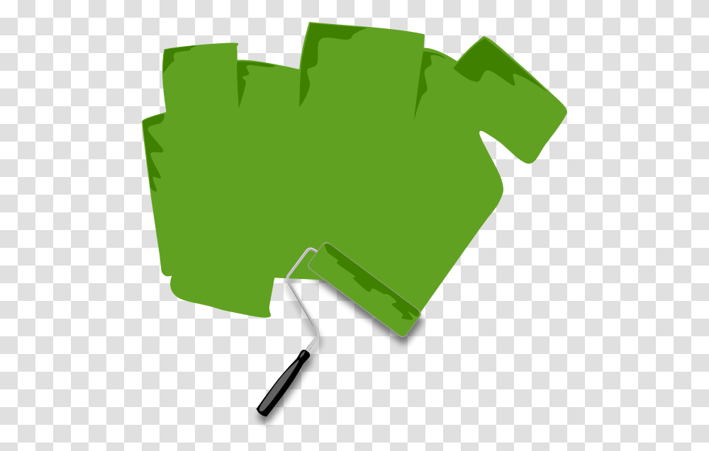 Paint Roller With Green Paint Vector Image Paint Roller Clipart, Leaf, Plant, Jigsaw Puzzle, Game Transparent Png