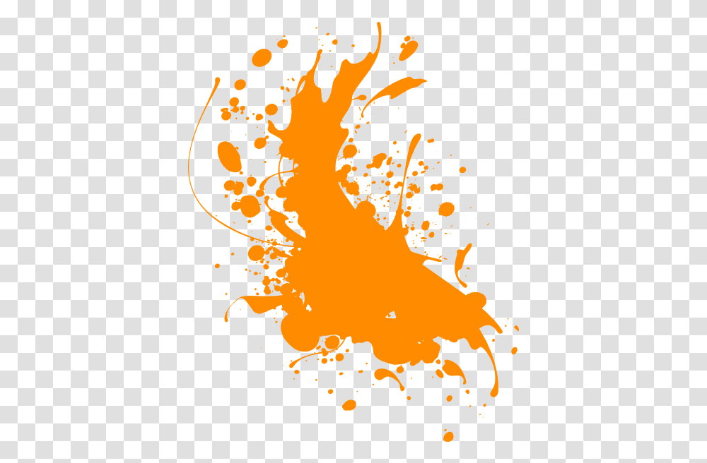 Paint Splat Clipart Free Download Orange Paint Splatter, Graphics, Fire, Floral Design, Pattern Transparent Png