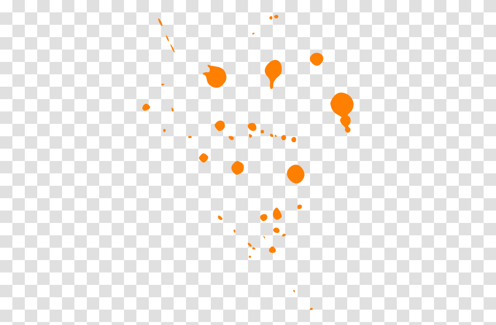 Paint Splat Orange Clip Art, Confetti, Paper Transparent Png