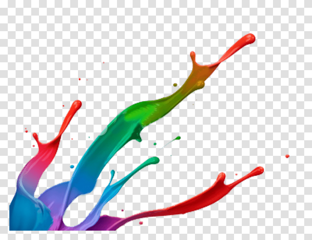 Paint Splatter Footer, Animal, Amphibian Transparent Png