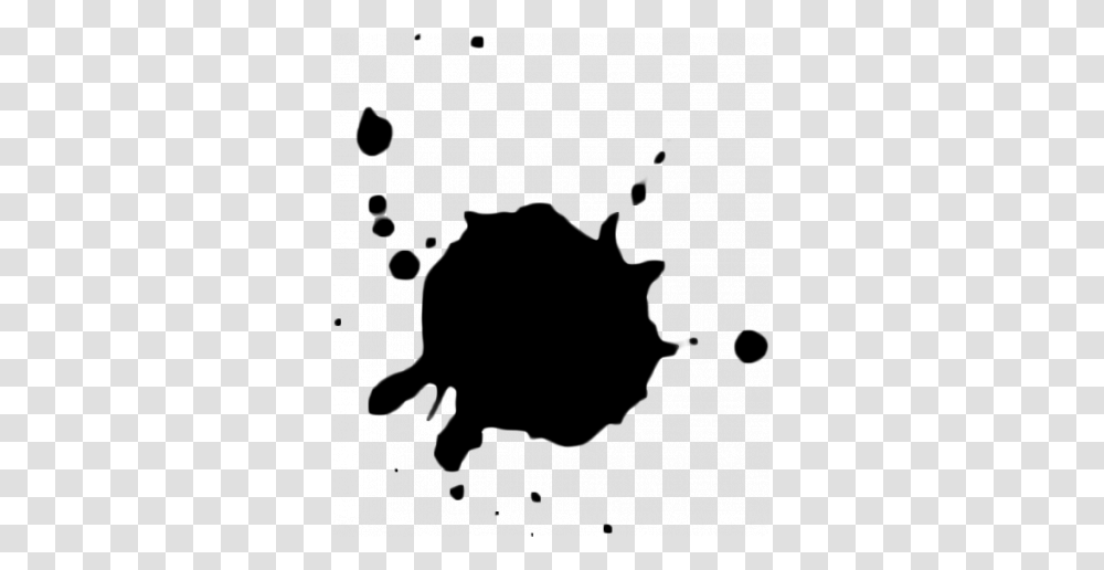 Paint Splatter Graphic, Silhouette, Cat, Pet, Mammal Transparent Png