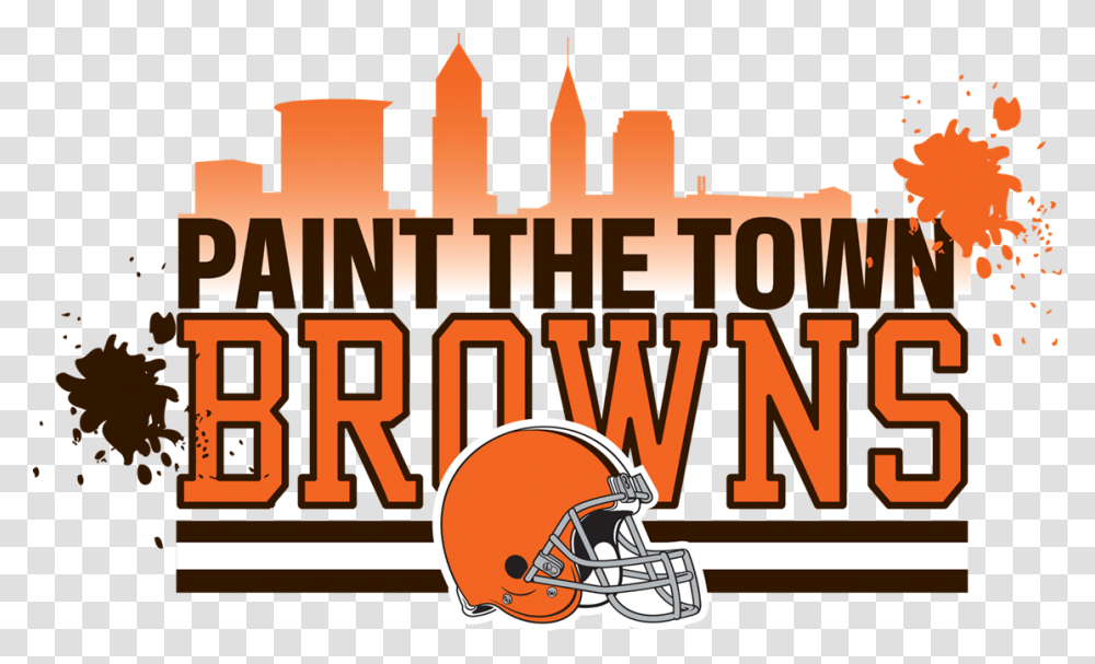 Paint The Town Browns Logo The Dawgs Dish, Sport, Helmet, Team Sport Transparent Png