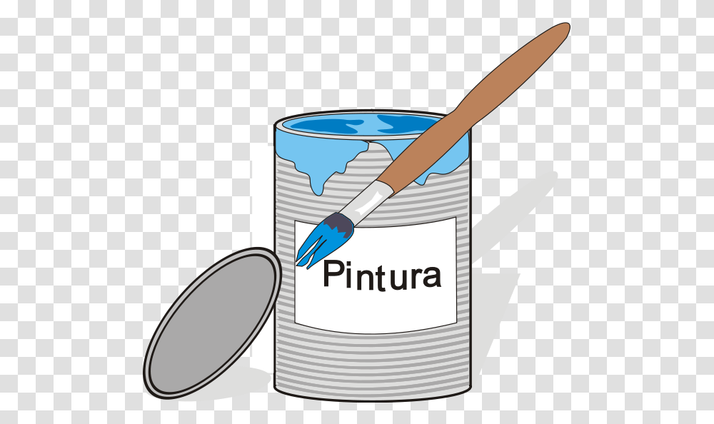 Paint Tin Can And Brush Clip Arts Cartoon Paint Tin, Paint Container, Tool, Scissors, Blade Transparent Png