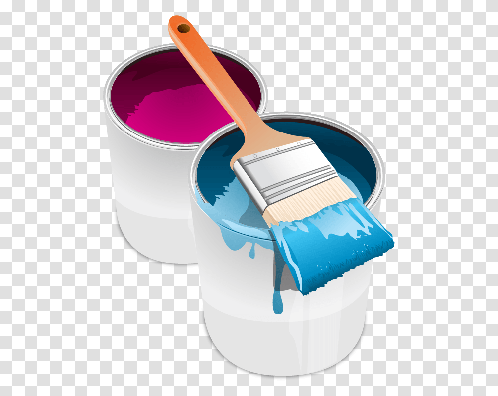 Paint Tin Can Brush Clip Art Paint Can And Brush, Tool, Paint Container, Sunglasses, Accessories Transparent Png