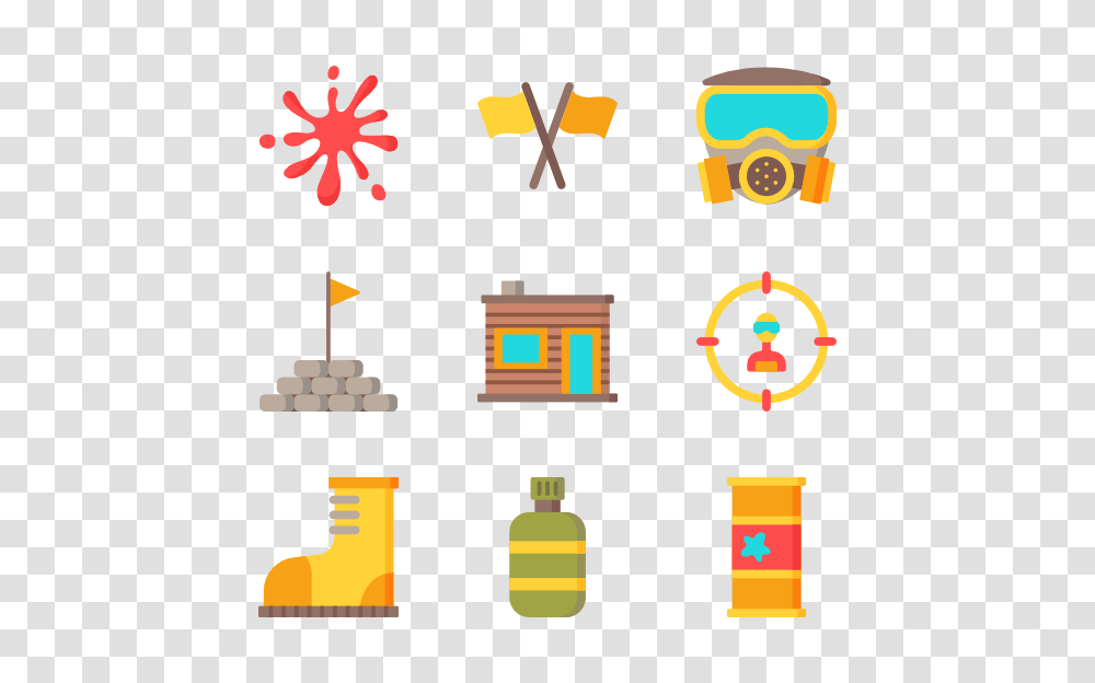Paintball Icon Packs, Alphabet, Number Transparent Png