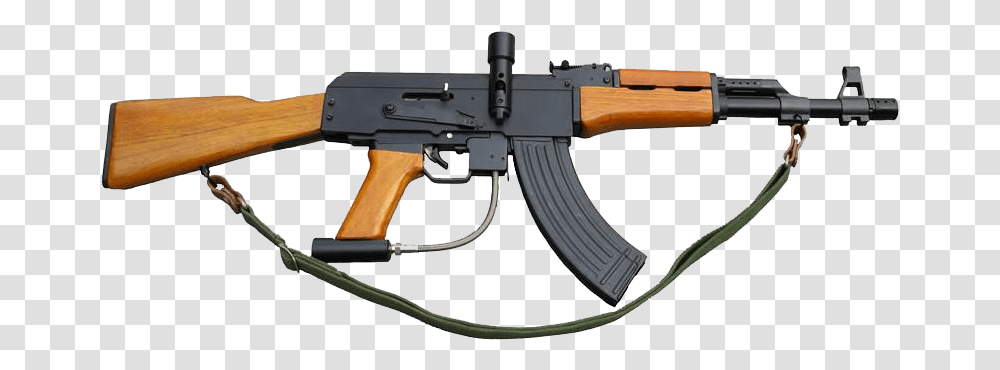 Paintball Marker Ak, Gun, Weapon, Weaponry, Rifle Transparent Png