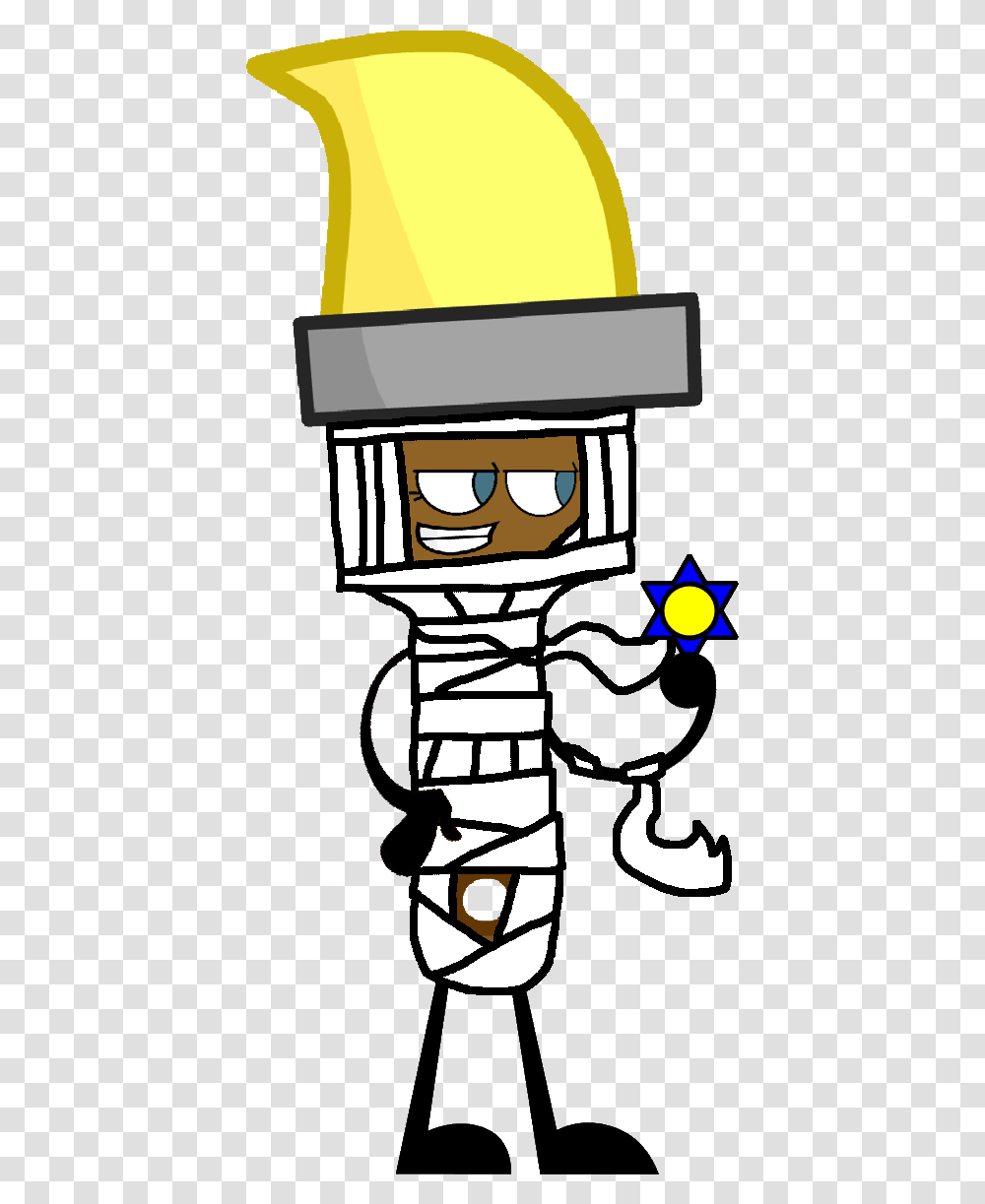 Paintbrush As A Mummy Vector By Thedrksiren Inanimate Insanity Paintbrush X Lightbulb, Book, Comics, Manga Transparent Png