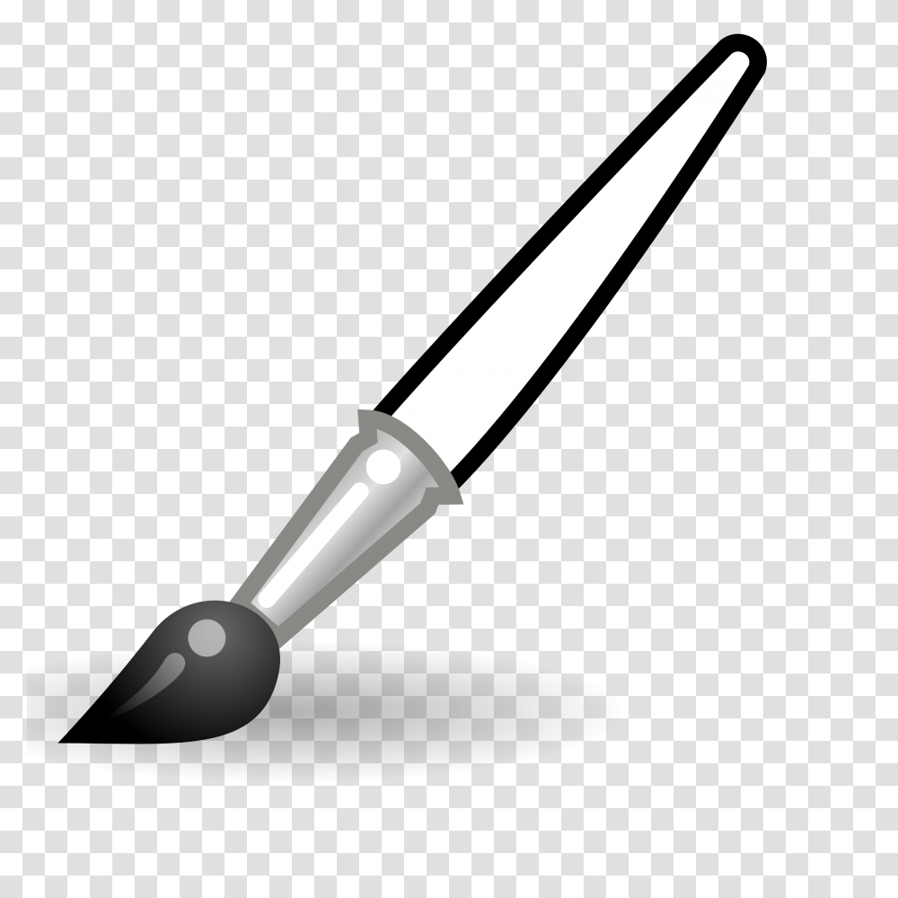 Paintbrush Black And White Clipart Clip Art Images, Tool, Shovel, Toothbrush Transparent Png