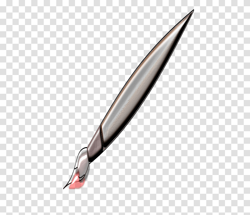 Paintbrush Clipart Outline, Tool, Weapon, Weaponry, Blade Transparent Png