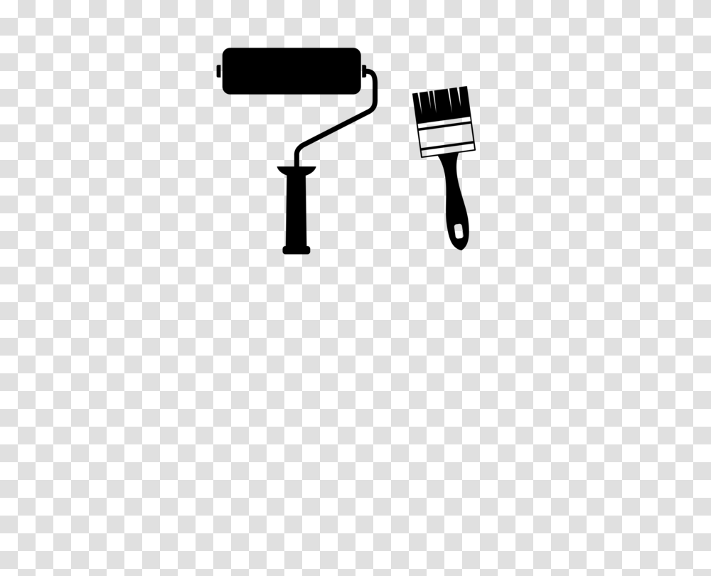 Paintbrush Paint Rollers House Painter And Decorator Free, Gray, World Of Warcraft Transparent Png