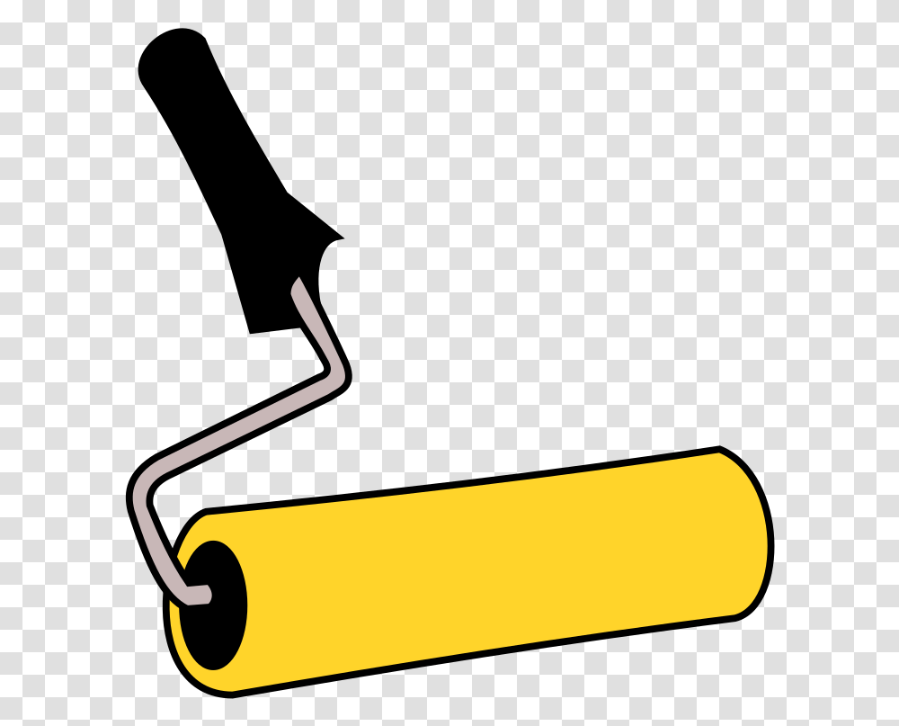 Paintbrush Paint Rollers Painting Paint Roller Clipart, Hammer, Tool, Weapon, Weaponry Transparent Png