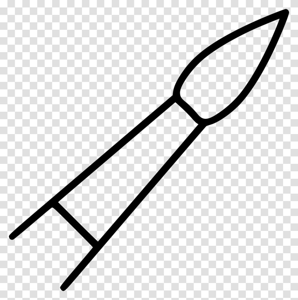Paintbrush Tool Pen Marker Icon Free, Shovel, Weapon, Weaponry Transparent Png