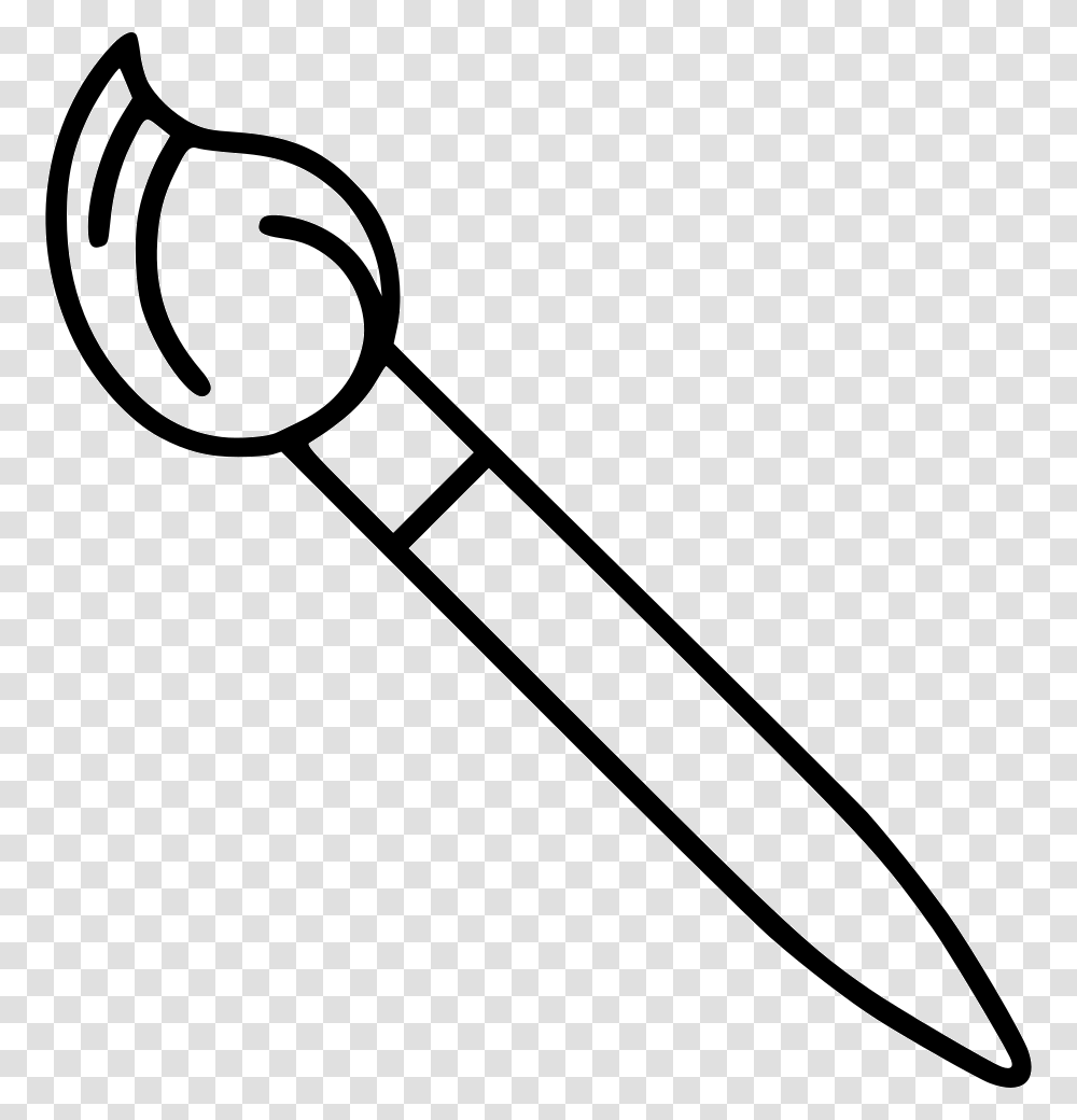 Paintbrush, Weapon, Weaponry, Shovel, Tool Transparent Png