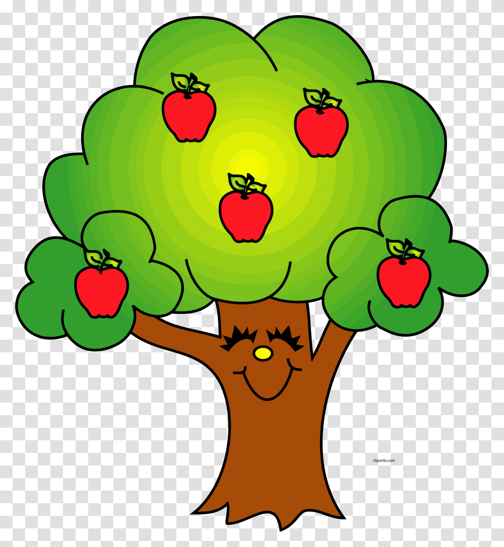Painted Apple Tree Clipart Clipartlook Cute Apple Tree Clip Art, Rattle Transparent Png