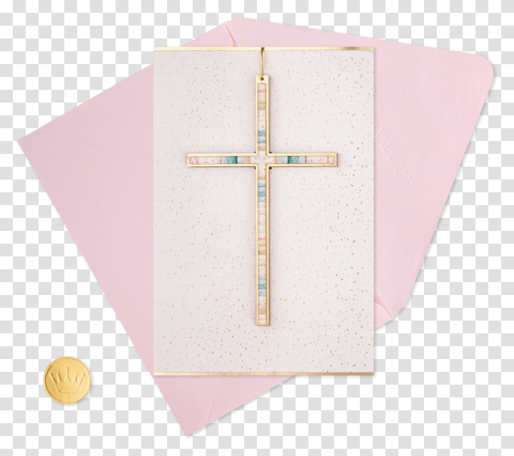 Painted Cross Easter Card Cross, Home Decor, Page Transparent Png