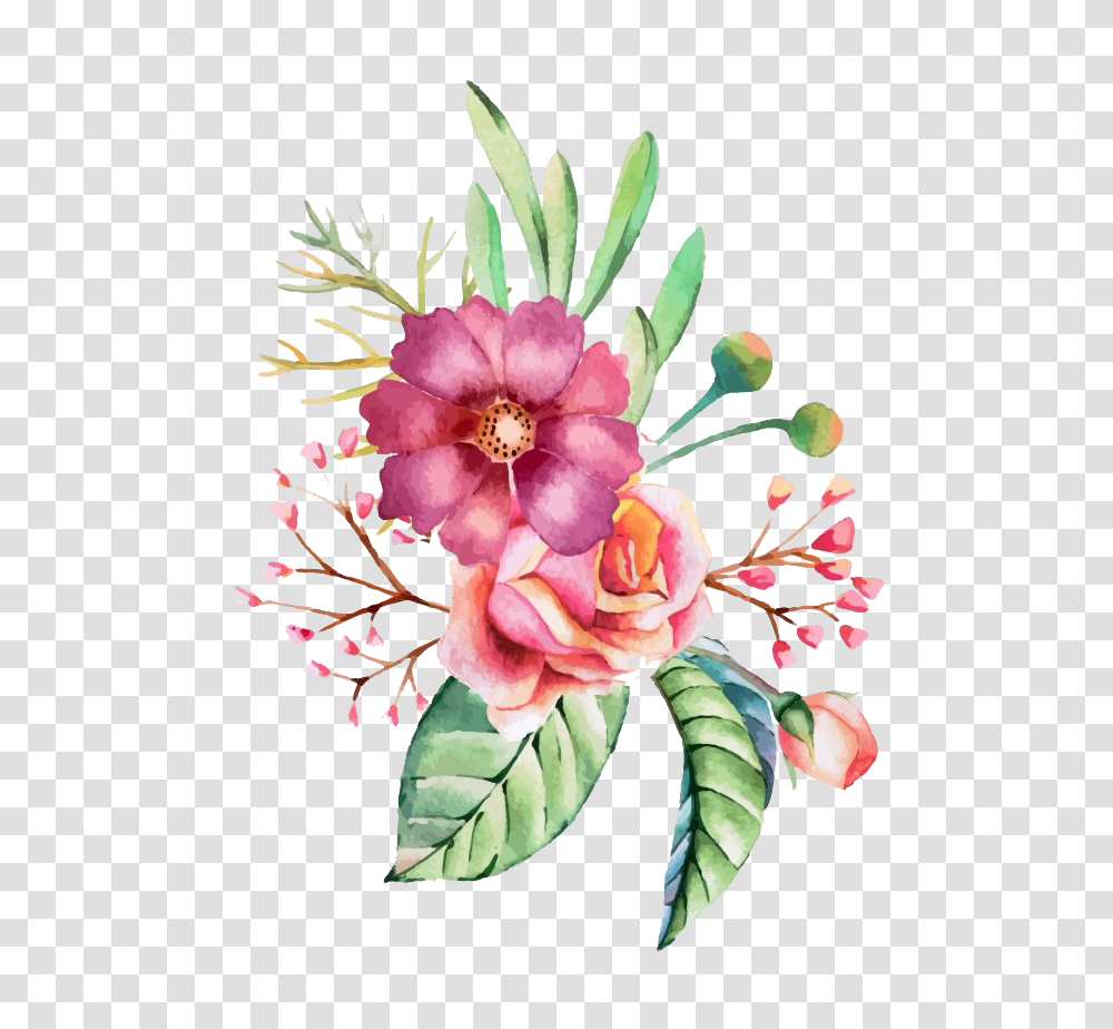 Painted Flowers How To Paint Watercolor Flowers, Graphics, Art, Floral Design, Pattern Transparent Png