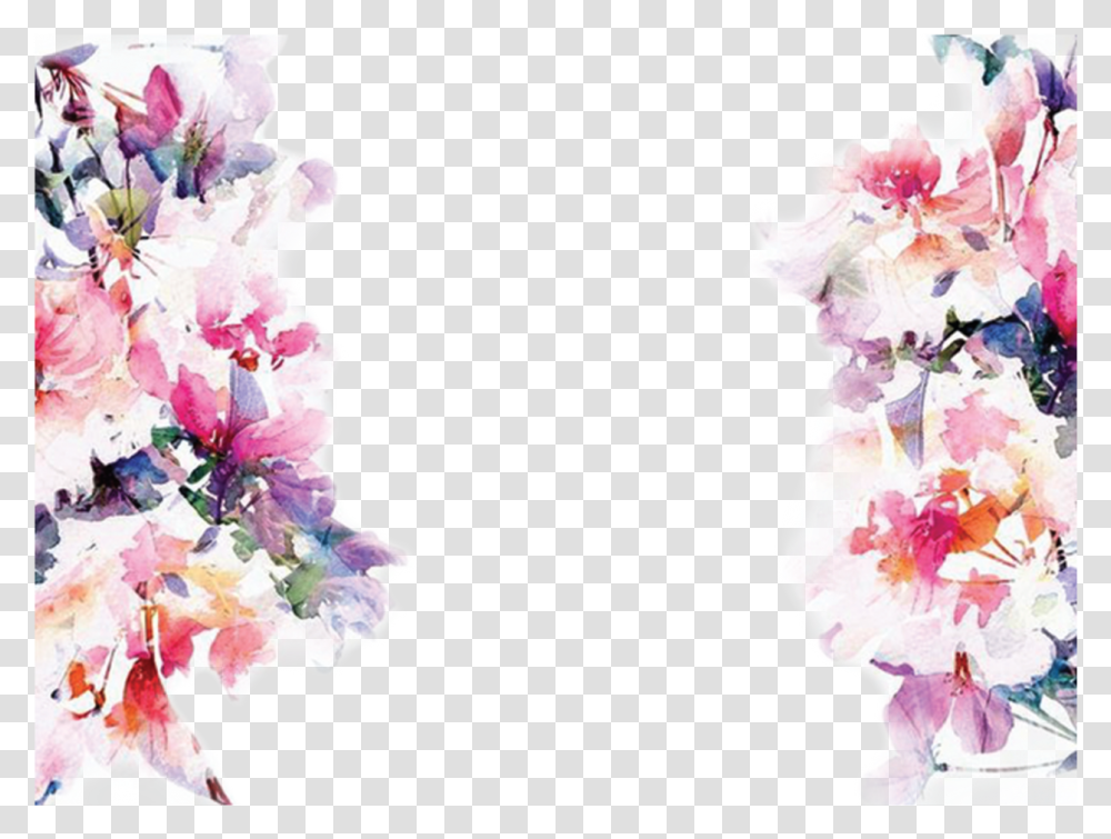 Painted Flowers Nuestra Boda, Plant, Blossom, Petal, Wedding Cake Transparent Png