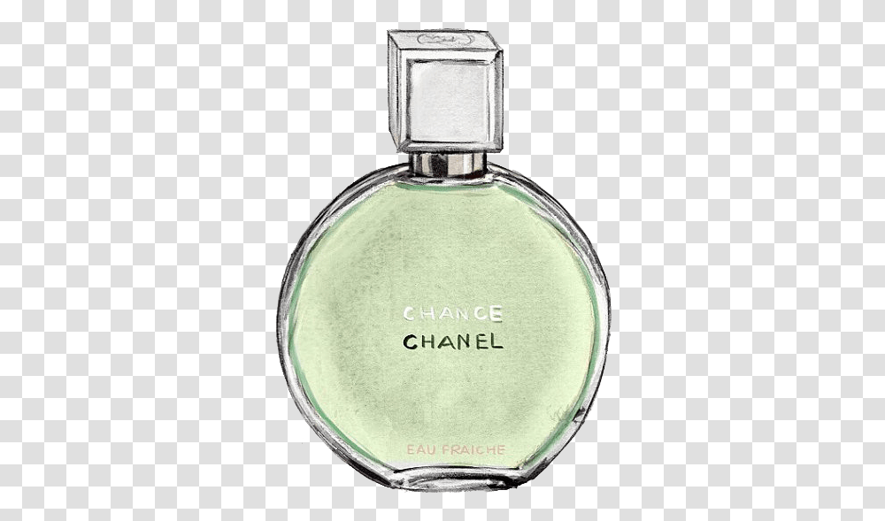 Painted Texture Perfume Bottle Coco Chanel Clipart Perfume Vector Clip Art, Cosmetics, Locket, Pendant, Jewelry Transparent Png