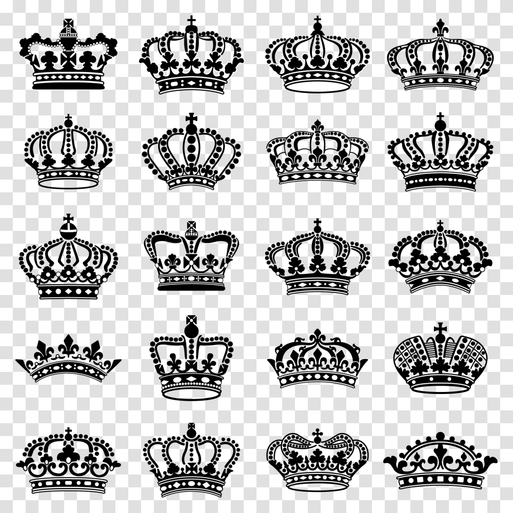 Painted Tiara Black Crown Hand File Hd Clipart Queen Crown Vector, Accessories, Accessory, Jewelry Transparent Png
