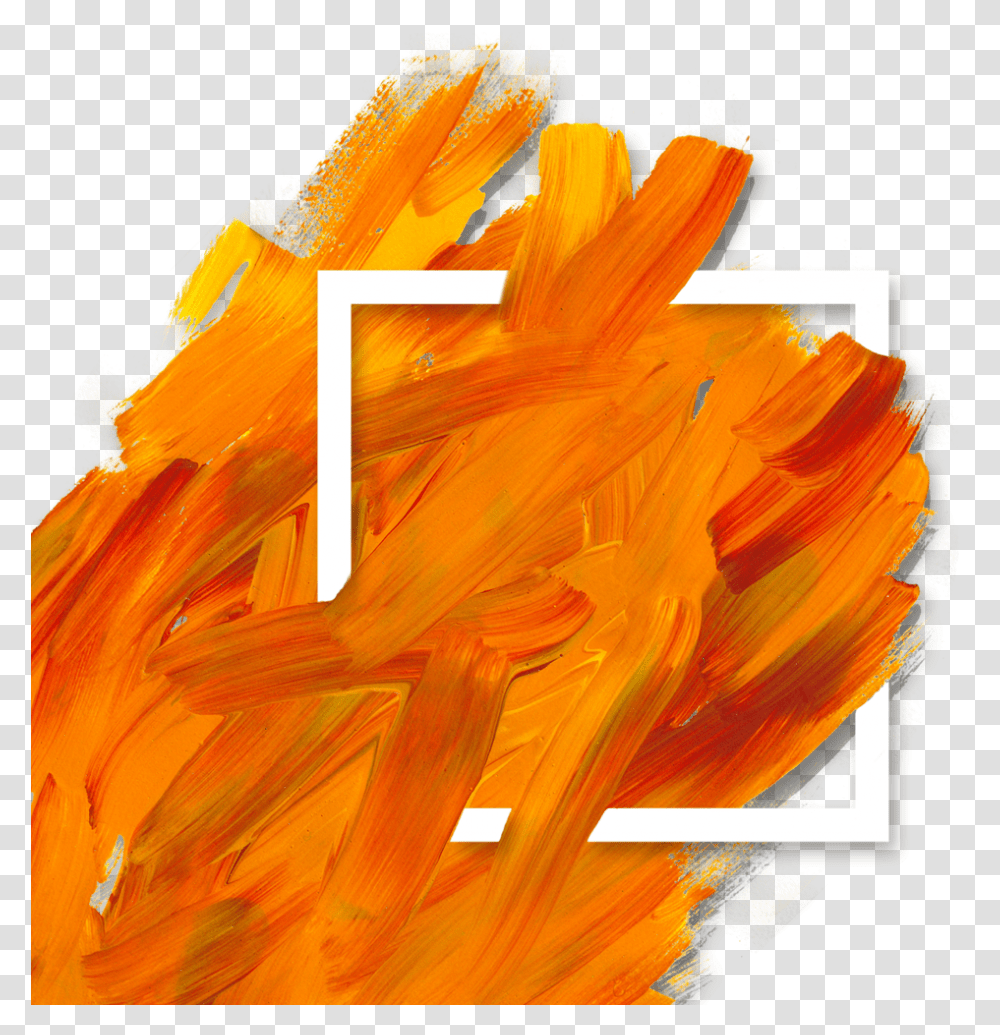 Painting Brush Orange Watercolor Brushes Brush Stroke Paint Background, Modern Art, Canvas, Collage, Poster Transparent Png