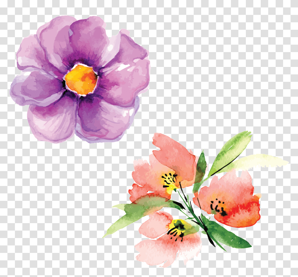 Painting Flores Painted, Plant, Flower, Blossom, Pollen Transparent Png